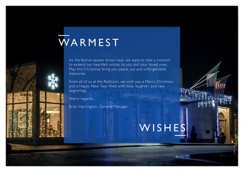 Radisson Blu 酒店 × Spa, Limerick - Christmas 家具手册 2026 第 2 页