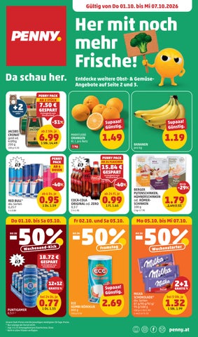 PENNY Flugblatt: Do 01.10. bis Mi 07.10.2026