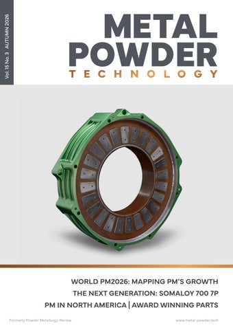 Metal Powder Technology Autumn 2026