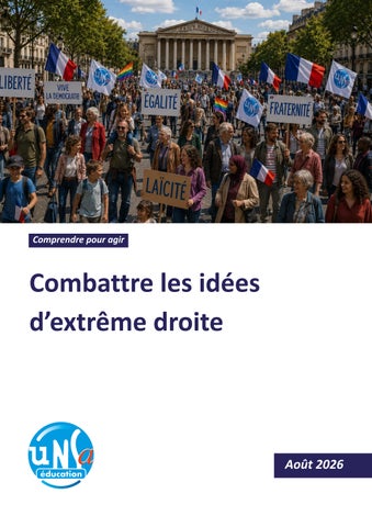 Combattre les idées d'extrême droite UNSA Éducation 2026