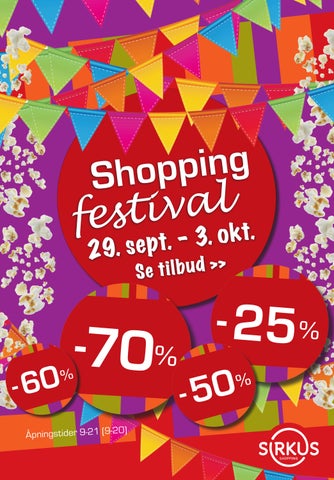 Sirkus Shoppingfestival høst 2026 some