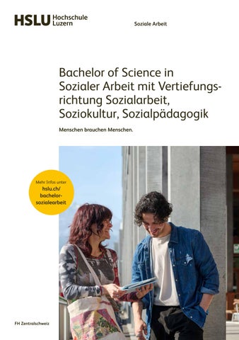 HSLU Bachelor Soziale Arbeit Flyer