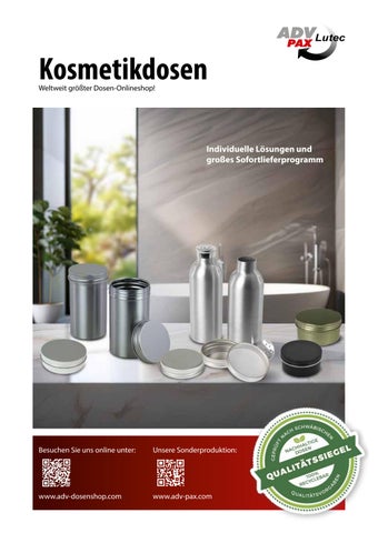 Katalog Kosmetikdosen 2026