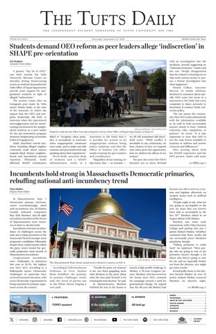The Tufts Daily - Thursday, September 24, 2026