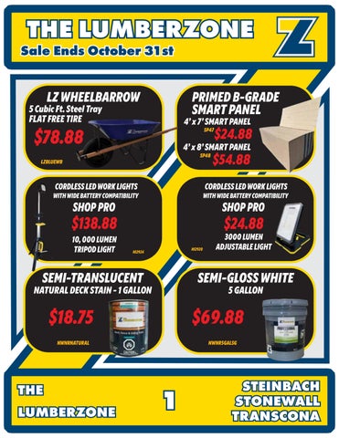 LUMBERZONE FLYER OUR NOW