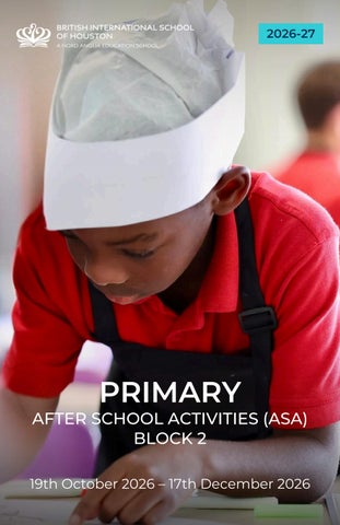ASA Primary Booklet