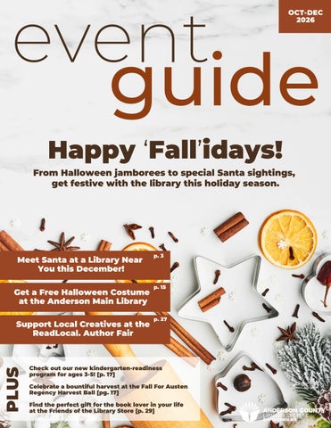 Oct-Dec 2026 Event Guide