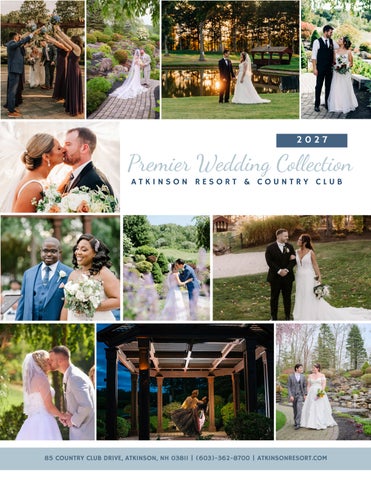 2027 Signature Wedding Menu Selections, Enhancements, Bar Service