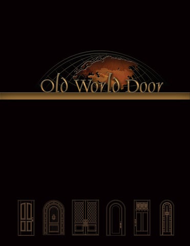 Old World Door - Old World Catalog 2026
