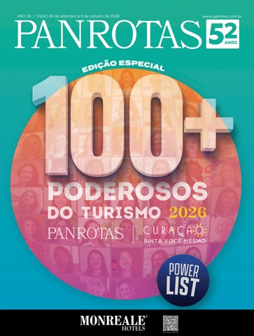 PANROTAS 1.624 - Edição Especial 100+ Poderosos do Turismo 2026 PANROTAS Curaçao