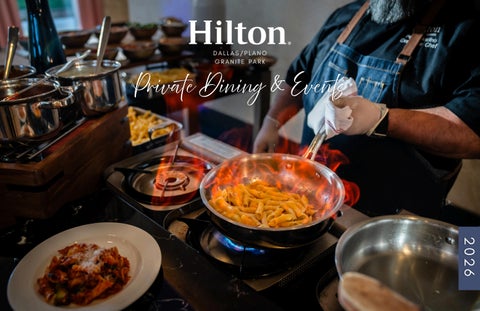 Hilton Dallas Plano/Granite Park Private Dining & Event Menus