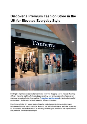 Discover a Premium Fashion Store in the UK for Elevated Everyday Style (1)