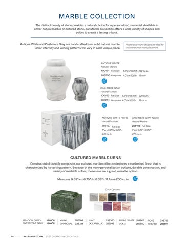 Q1FY26 Cremation Essentials 家具目录 US NonPriced 第 14 页