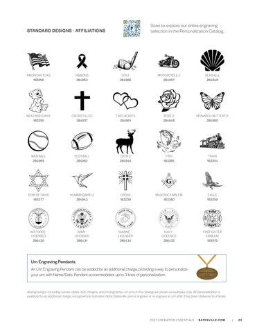 Q1FY26 Cremation Essentials 家具目录 US NonPriced 第 23 页