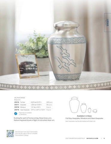 Q1FY26 Cremation Essentials 家具目录 US NonPriced 第 5 页