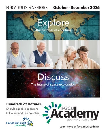 FGCU Academy Fall 2026 (October-December) Lifelong Learning Program Guide