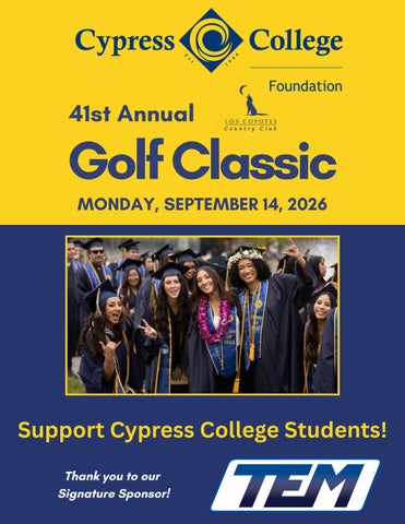 41st Annual Golf Classic