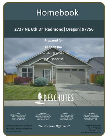 2727 NE 6th Dr Redmond - Homebook_