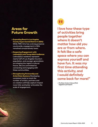The Music Center Community Impact Report 2024-2025 第 11 页