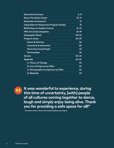 The Music Center Community Impact Report 2024-2025 第 6 页