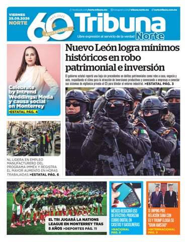 EDICIÓN TRIBUNA NORTE 250926