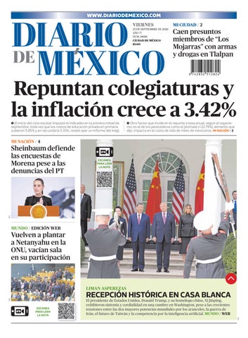 Viernes, 25 de septiembre de 2026