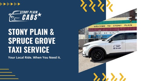Your Local Ride Partner: Stony Plain Taxi