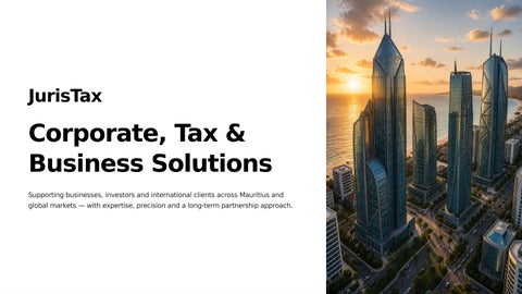 JurisTax: Corporate, Tax & Business Solutions for Global Businesses