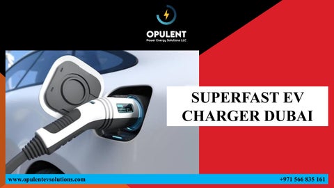 SUPERFAST EV CHARGER DUBAI