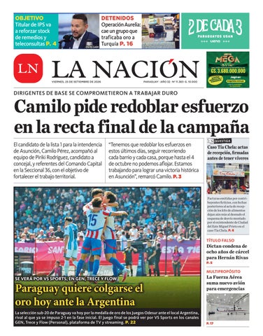 DIARIO LA NACIÓN - EDICIÓN 11.383