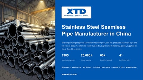 Stainless Steel Pipe Manufacturer_XTD