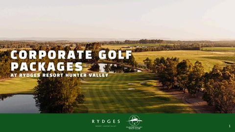 NEW Corporate Golf Packages