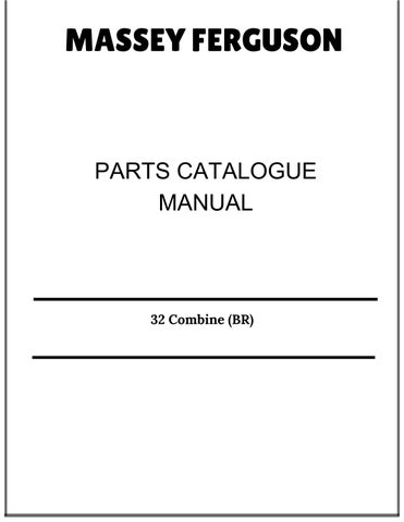 Massey Ferguson 32 Combine (BR) Parts Catalogue Manual