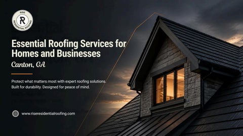 Essential Roofing Services for Homes and Businesses