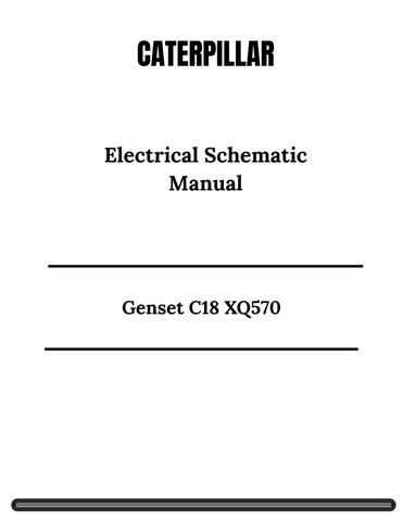 CAT Genset C18 XQ570 Electrical Schematic Manual