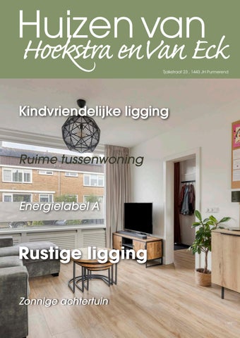 Brochure-Tjalkstraat 23 te Purmerend