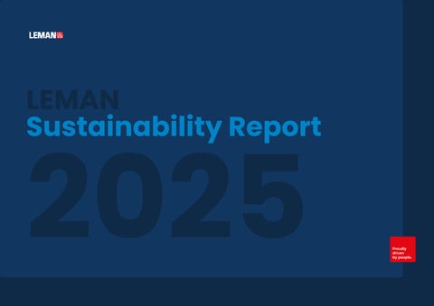 LEMAN 2025 Sustainability Report