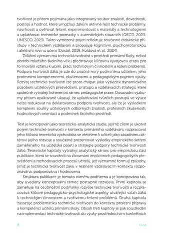 Technicka tvorivost v primarnim vzdelavani Castkova Pavlina Mrazek Michal Dostal Jiri kolektiv 第 8 页