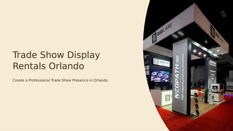 Trade Show Display Rentals Orlando