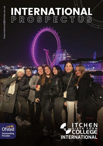 2026 UPDATE Itchen College International Prospectus
