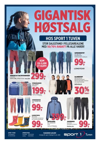 Sport 1 Tuven DM Høst 26 dobbel