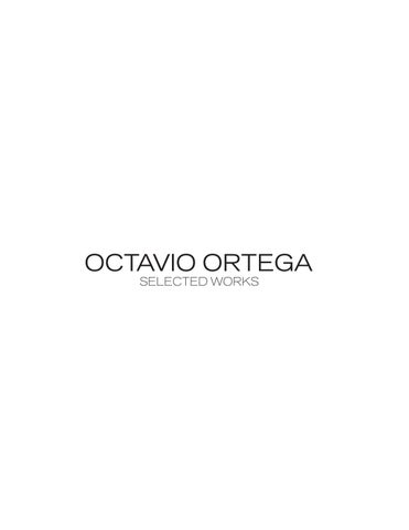 Octavio Ortega Portfolio to Publish pages