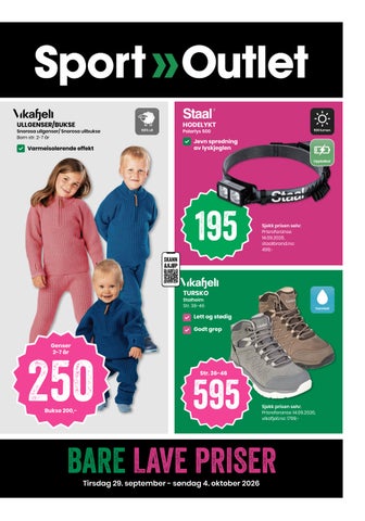 Sport Outlet - Bare lave priser