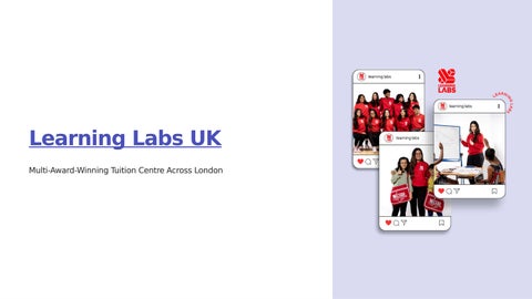 Learning Labs UK - Multi-Award-Winning Tuition Centre Across London