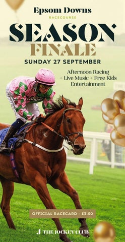 Epsom Downs Racecard - Sunday 27th September