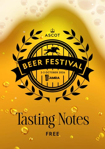 BetMGM Autumn Racing Weekend - Beer Tasting Notes 2026 with CAMRA