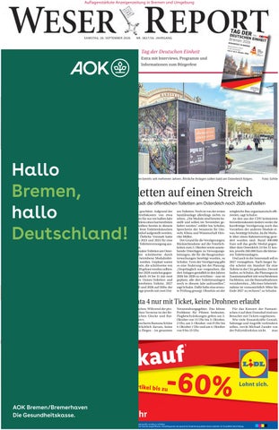 Weser Report - Huchting Stuhr Brinkum vom 26.09.2026