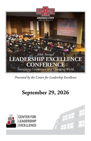 2026 Leadership Excellence Conference Conference Program 