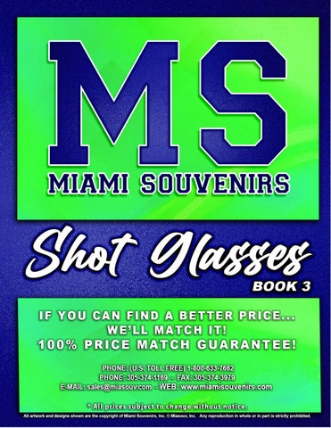 MS 2026 BOOK 3 SHOT GLASSES (GENERIC CATALOG)