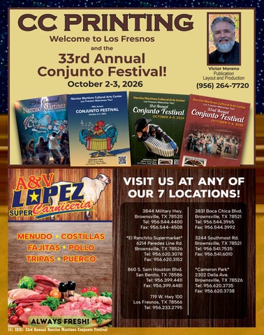 33rd Annual Conjunto Festival - October 2-3, 2026 第 14 页
